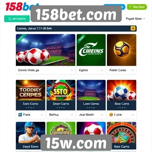 Variantes de jogos disponíveis no 158bet.com